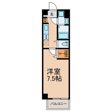 仮称）中央区松波４丁目計画の物件間取画像